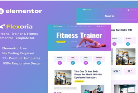 Flexoria - Personal Trainer & Fitness Elementor Template Kit 1.0