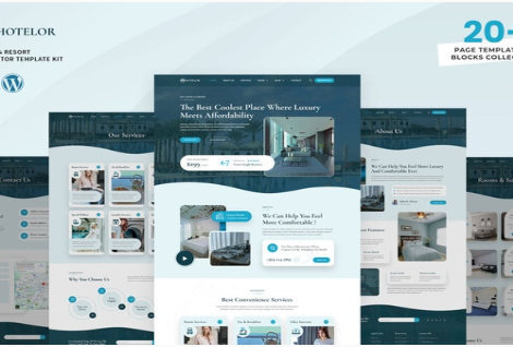 Hotelor - Hotel & Resort Elementor Pro Template Kit 1.0