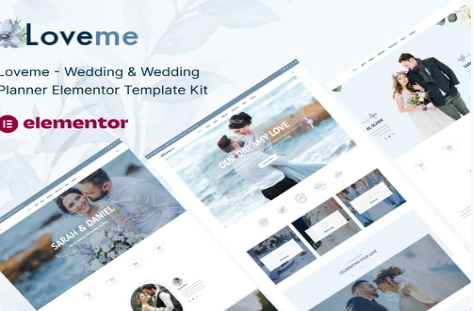 Loveme – Wedding & Wedding Planner Elementor Template Kit 1.0