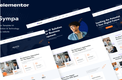 Sympa - IT Solutions & Technology Elementor Template Kit 1.0