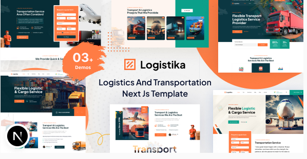 Logistika - Transportation & Logistics Next Js Template