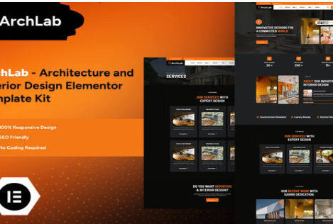ArchLab - Architecture & Interior Design Elementor Pro Template Kit1.0