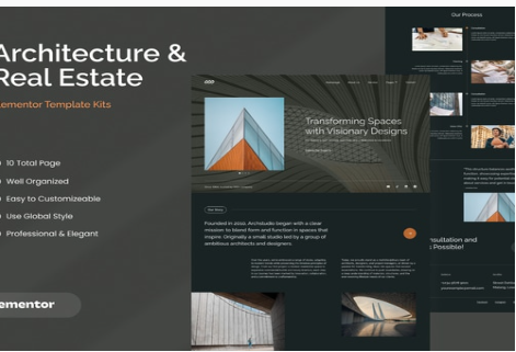 Archstudio - Modern & Luxury Architecture Template Kits 1.0