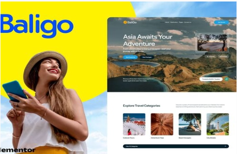Baligo - Asian Travel Agency Elementor Kit Template 1.0