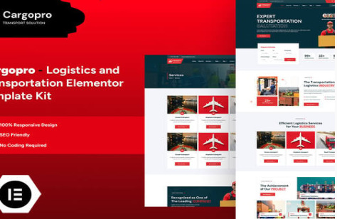 Cargopro - Logistics & Transportation Elementor Pro Template Kit 1.0