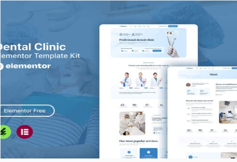 Dentcys - Dental Clinic Elementor Template Kit 1.0