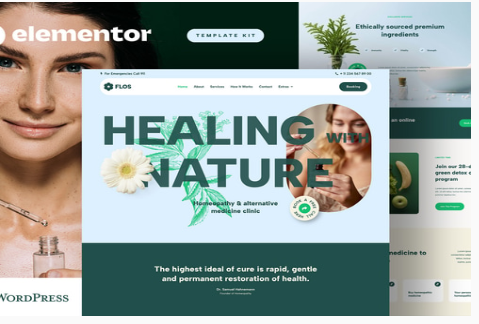 Flos - Alternative Medicine & Holistic Health Elementor Template Kit 1.0
