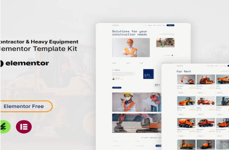 Goso - Contractor & Heavy Equipment Elementor Template Kit 1.0