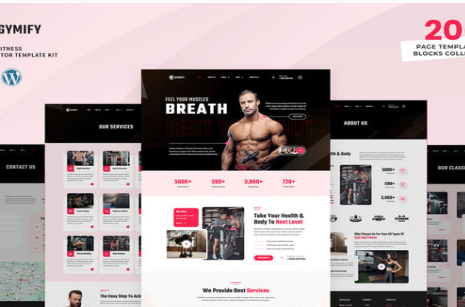 Gymify - Gym & Fitness Elementor Pro Template Kit 1.0