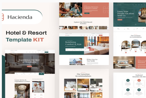Hacienda - Hotel & Resort Elementor Template Kit 1.0