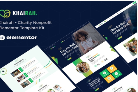 Khairah – NonProfit Charity Elementor Template Kit 1.0