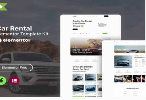 Rentcys - Car Rental Elementor Template Kit 1.0