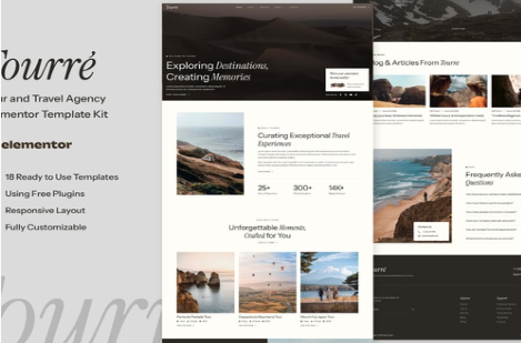 Tourre - Travel & Tour Agency Elementor Template Kit 1.0