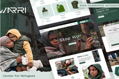 Warri - Refugee Center Elementor Pro Template Kit 1.0