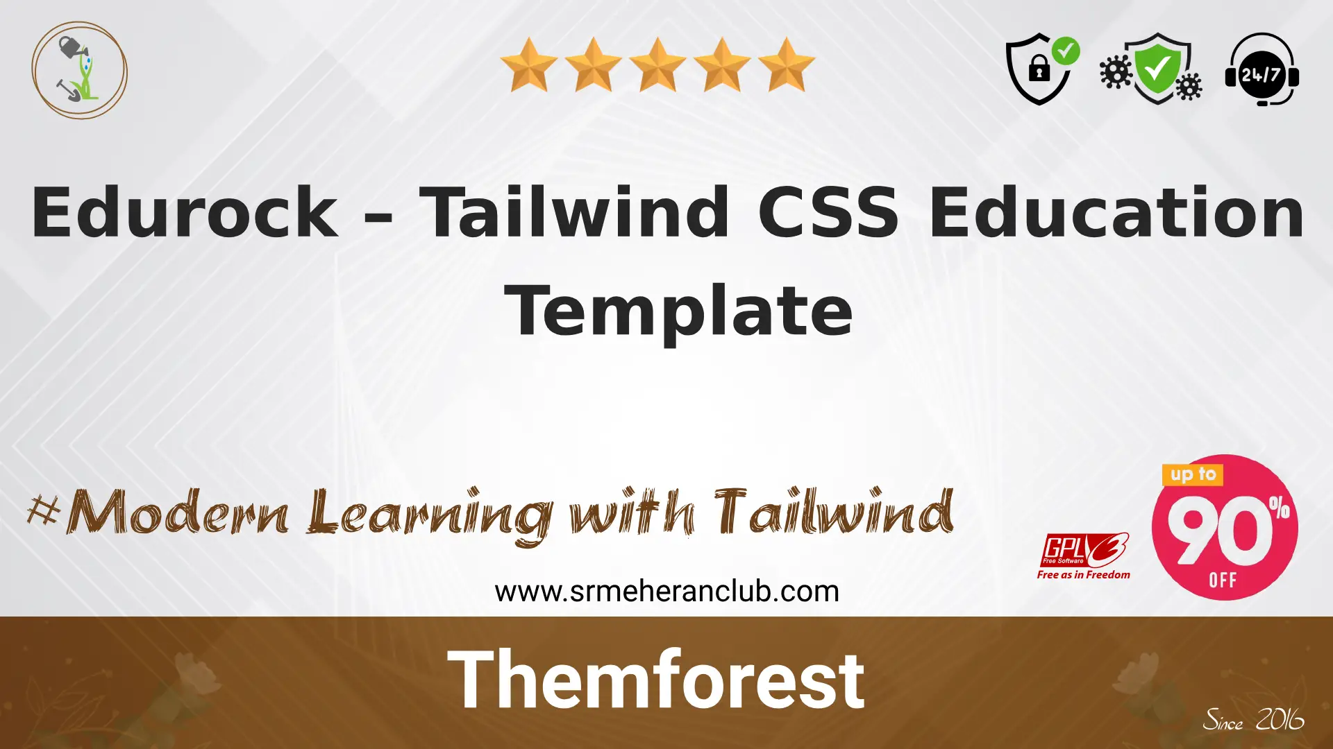 Edurock - Tailwind CSS Education Template