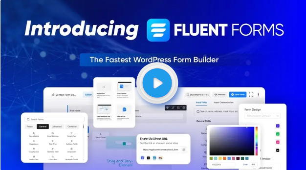 Fluent Forms Pro – Advanced Form Builder for WordPress Original License key included for Lifetime