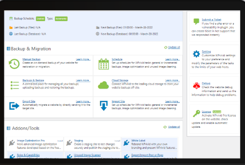 WPvivid Backup Pro – WordPress Backup & Migration Plugin Original License key included for Lifetime