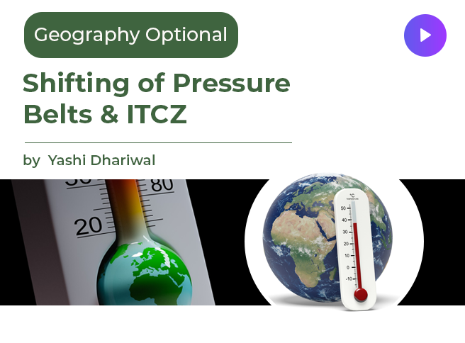Shifting of Pressure Belts & ITCZ