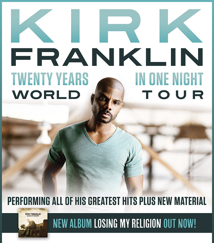 Kirk Franklin Announces Second Round of Dates for the “20 Years In One