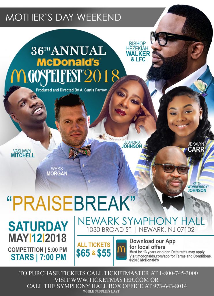 McDonald’s Gospelfest 2018 Praise Break!