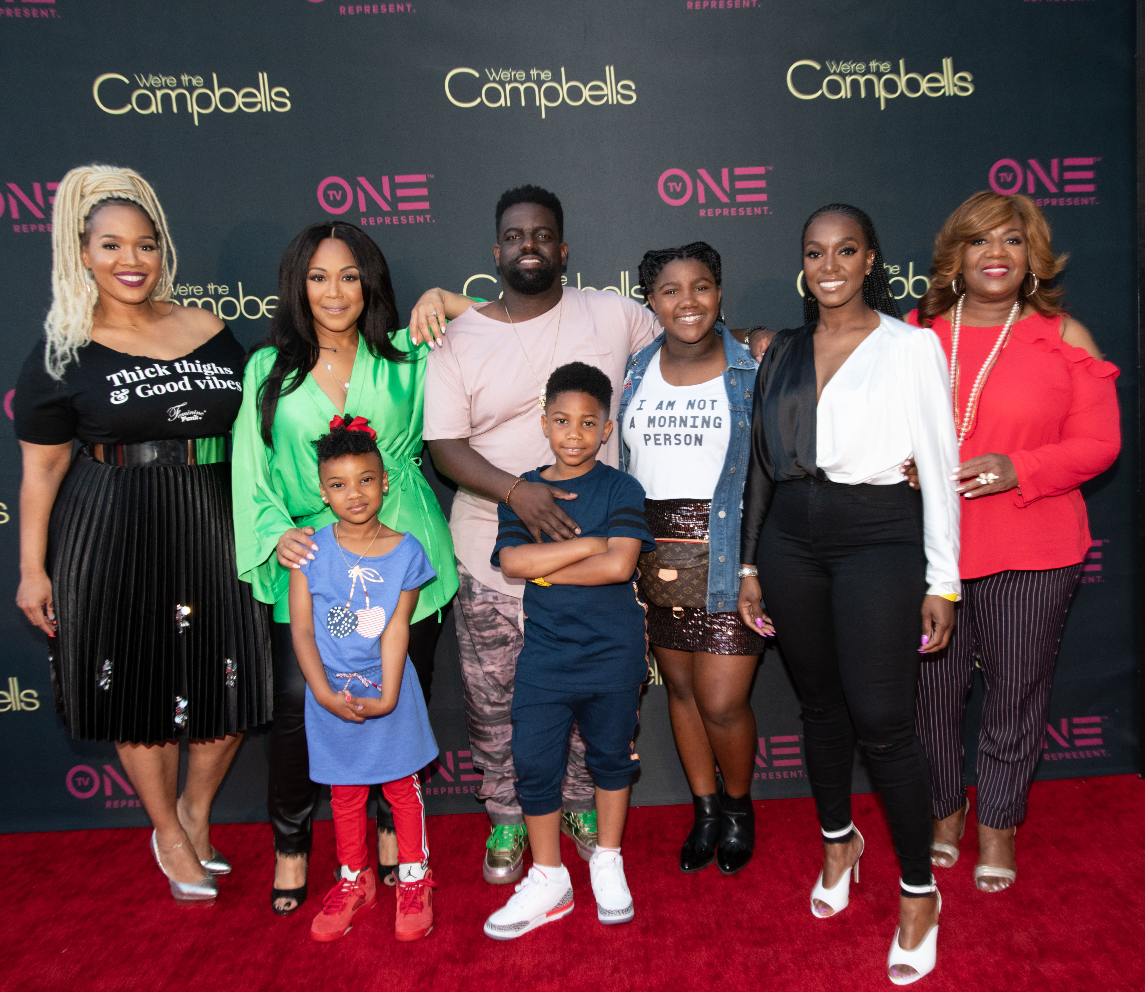 Erica And Warryn Campbell At Red Carpet Premiere Of Tv Ones Were The