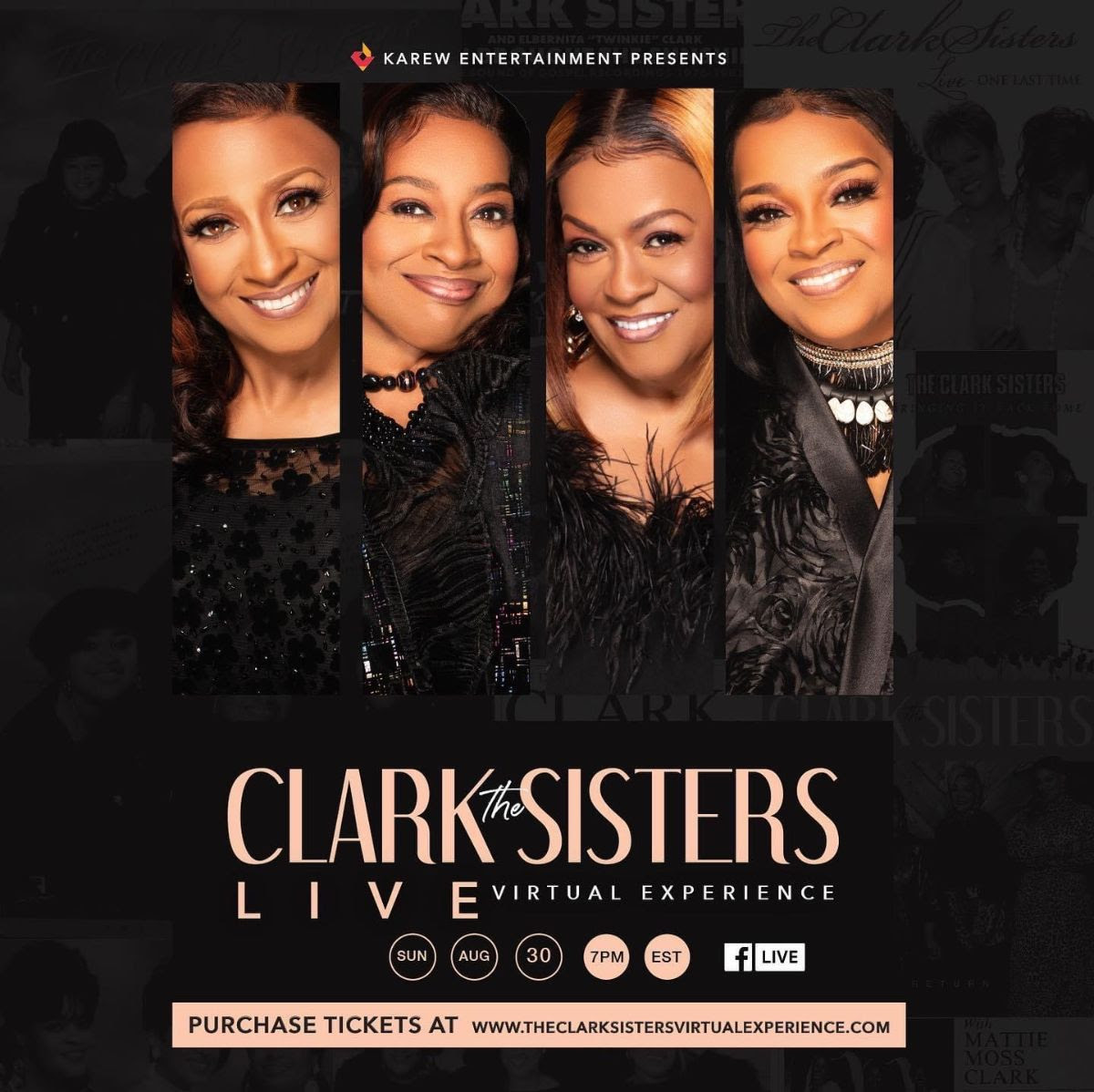 The Legendary Clark Sisters’ Virtual Concert Tickets Available Now