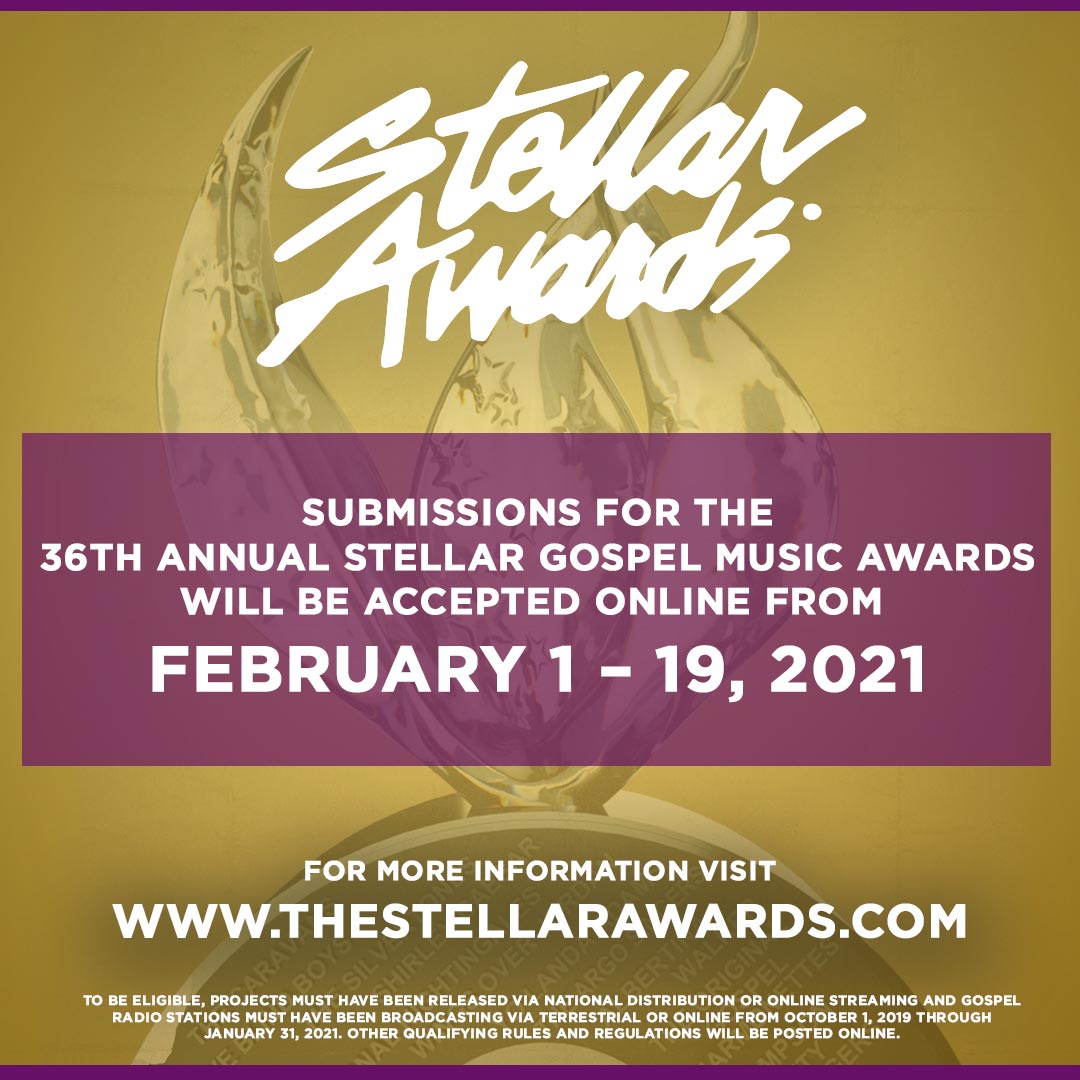 36th Annual Stellar Gospel Music Awards To Accept Submissions For