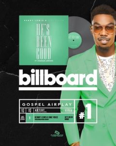 Kenny Lewis & One Voice’ Score first Billboard#1 Single with “He’s Been ...